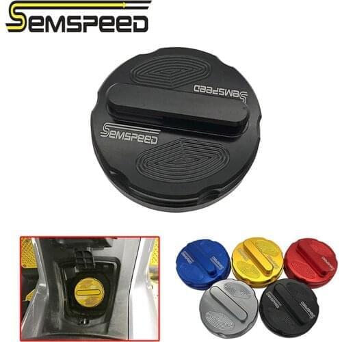 Semspeed Motorcycle Modified CNC Gasoline Diesel Fuel Oil Filler Tank Cap Cover Trim For Honda ADV 150 adv150 2019 2020
