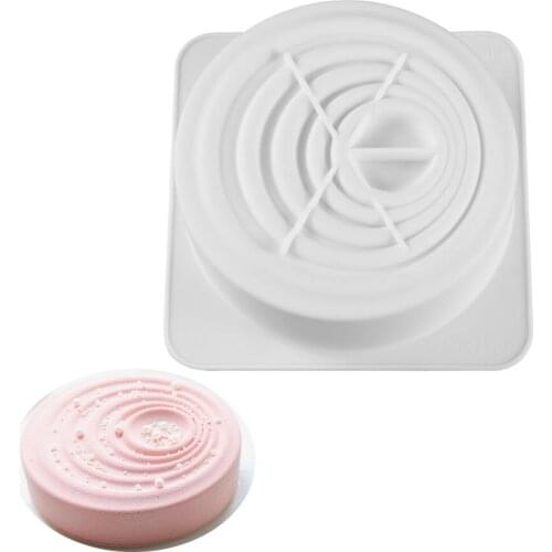 Silicone Molds 3D Round Mousse Cake Decorating Molds For Baking Fondant Baking Tools Candy Making Mould Kitchen Tool