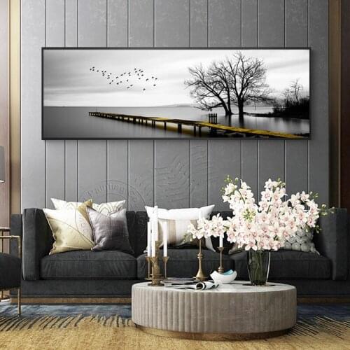 Modern Nordic Style Seascape Painting Prints On Canvas Wall Poster And Prints Home Decor Wall Picture For Living Room Unframed