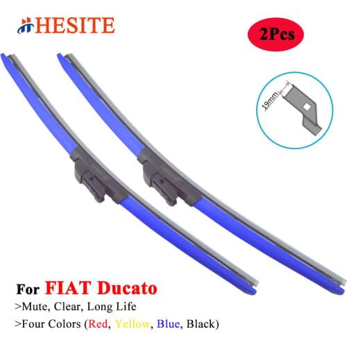 HESITE Color Hybrid Wipers For FIAT Ducato Camper Adventure Van X230 X244 X250 X290 Accessories 2014 2016 2019 2020 Wiper Blades