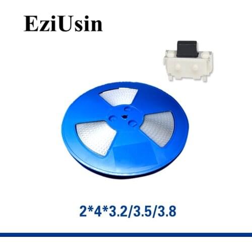 3000pcs In Tape One Reel TS-A002 2*4*3.2 / 3.5 / 3.8 Tactile Tact Push Button Micro Switch SMT 2x4x3.2 3.5 3.8 For Tablet