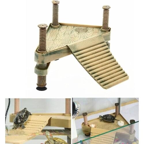 High Quality Aquarium Turtle Island Basking Platform Turtle Tank Decoration Floating Island For Climbing Reptile Supplies