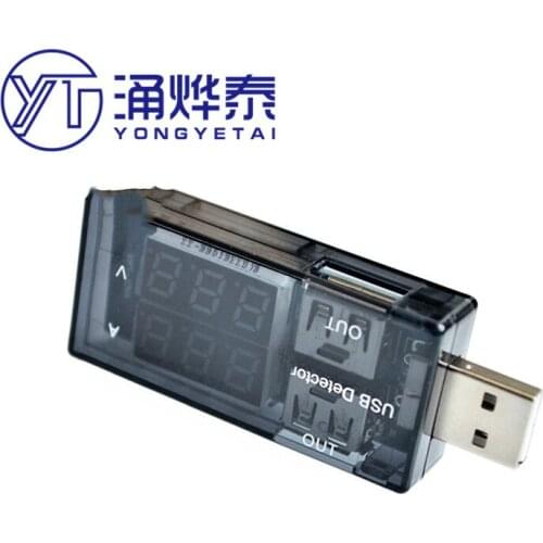 YYT Dual USB current and voltage detection meter tester One in two, adapter power performance test