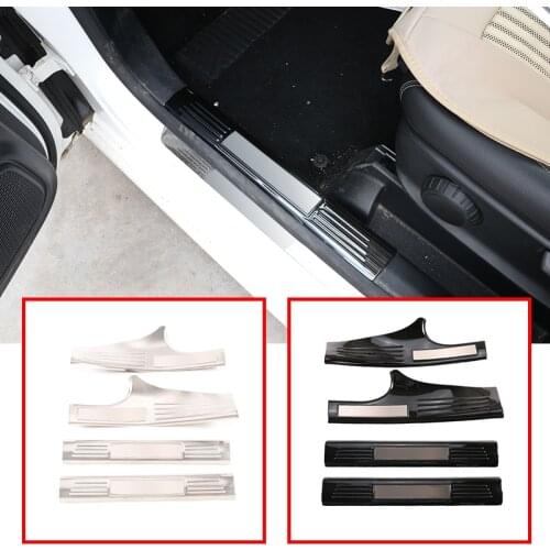 Stainless Steel Car Door Sill Strip Protection Board Cover Trim For Mercedes Benz B Class W247 2020 Car Accessories With logo