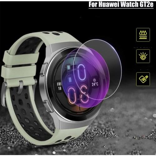 2/3pcs Tempered Glass screen HD protection film For Huawei watch GT 2e 9H 2.5D Round Edge Anti-scratch clear HD Protective cover