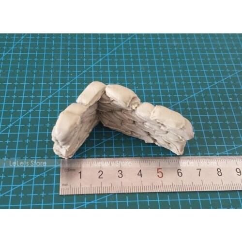 1/35 Resin Soldier Scene Accessories Sandbag wall B (5*4*2.5cm)