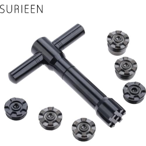 Stainless Steel Golf Screw Weight For G25 Driver Fairway Wood, Hybrid 6 Pcs Weights (2.5g+4g+5.5g+7g+8.5g+10g) +1 Pc Wrench