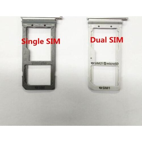 1PCS New Single / Dual SIM Card Tray Slot Holder For Samsung Galaxy S7 Edge G935F High Quality