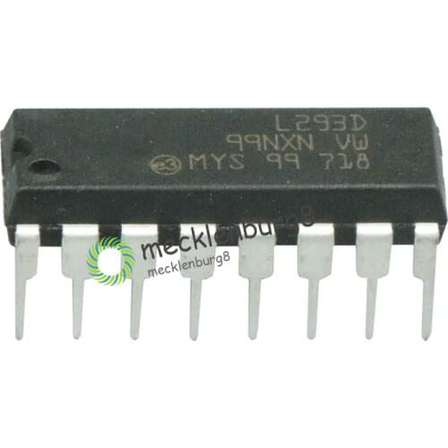 10 pieces. L293 L293D IC driver Motor Drive chip nominal PusH Pull 4 four channel module DIP DIP16 DIP-16