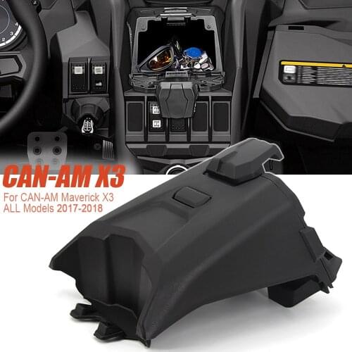 2017 2018 2019 2020 For Can Am Maverick X3 Models Black Electronic Device Holder With Integrated Storage
