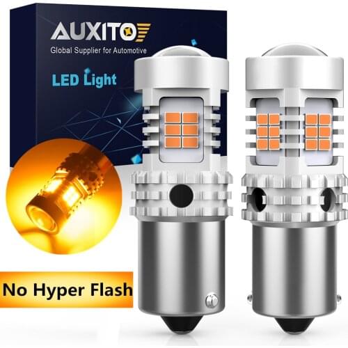2X T20 7440 W21W Led Canbus Bulbs For Honda Accord 6 8 1156 Ba15s Bau15s 7507 Car Led Light Bulbs For Auto Turn Signal Lamp 12V