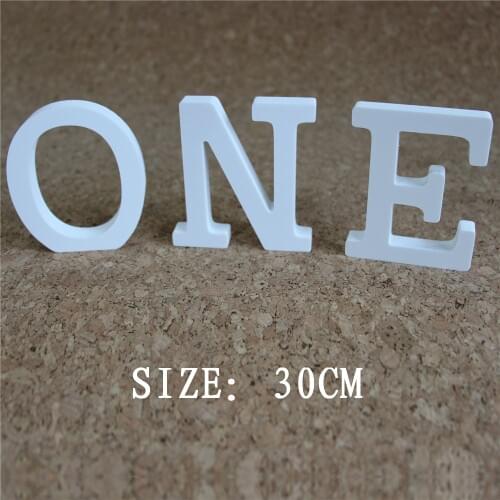 30cm White Letter Digital Home Decoration Wedding Decoration Bar Decoration Christmas Gifts Birthday Gifts