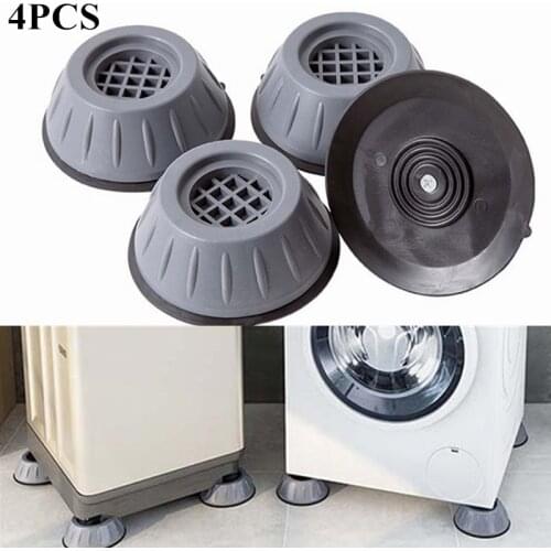4pcs Anti-slip And Noise-reducing Washing Machine Feet Mats Refrigerator Anti-vibration Pad Kitchen Bathroom Mat Home Supplies