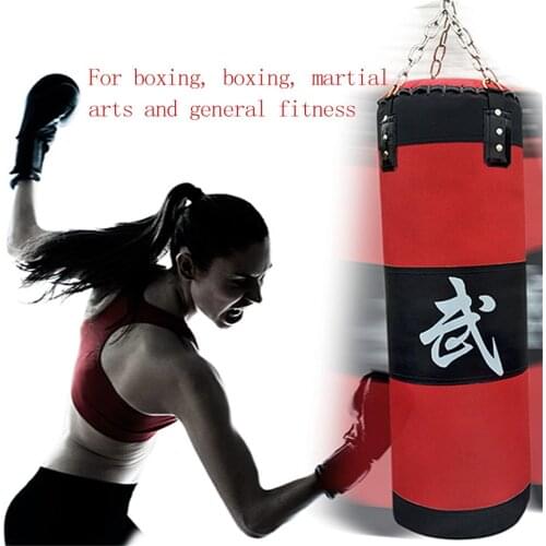 70cm Sandbag Hook Hanging Kick Fight Bag EMPTY Training Fitness MMA Boxing Bag sand Punch Punching Bag Sandbag Sand Bags Gym