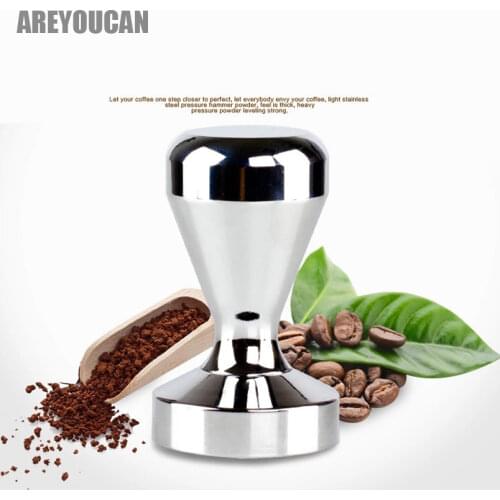 Areyoucan Stainless Steel Coffee Tamper Barista Espresso maker Handmade pressed powder hammer coffee grinder coffee tea tool
