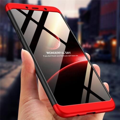 For Samsung Galaxy A9 2018 A920F A9S Case Colored 360 Degree Full Body Cover Case For Samsung Galaxy A9 2018 SM-A920F Phone Bags