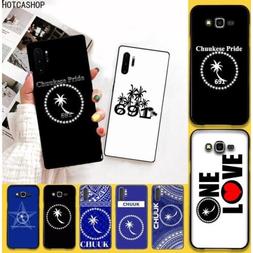 Chuuk Chuukese Pride 691 Flag Phone Case For Samsung Galaxy Note20 ultra 7 8 9 10 Plus lite M51 M21 M30S