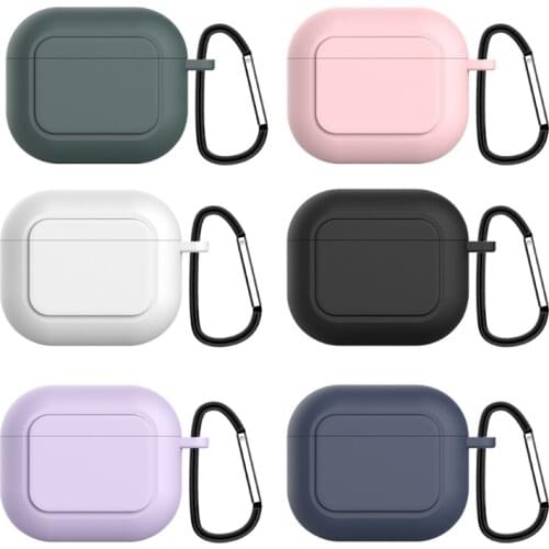 Colored Soft Silicone Protective Cases Wireless Waterproof Earphone Cover For -AirPods Pro 4 mini Charging Box Bags