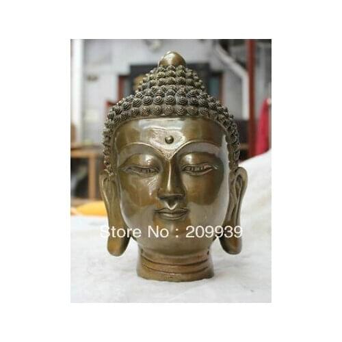 Dh 005 China folk Culture Temple bronze statue Shakyamuni Tathagata Buddha statue