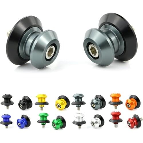 For BMW S1000RR HP4 S1000R S1000XR CNC Aluminum Swingarm Stands Bobbins Screws