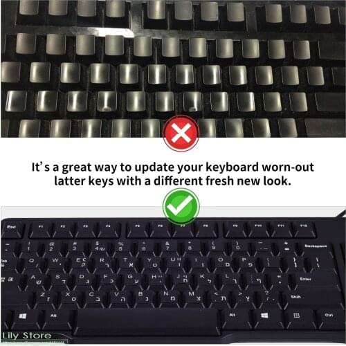 For PC Computer Laptop Notebook Desktop Keyboards (1000 PCS) wholesale lots bulk Japanese keyboard Sticker cover Matte Vinyl