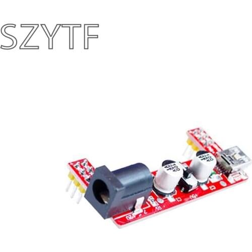 Electric Unit High quality Red 2-Way 5V/3.3V Breadboard Bread Plate Special Power Supply Module For DIY Accessories