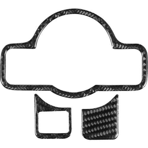 Headlight Frame Cover Fits for Mercedes-Benz a B C D E G CLA GLA GLK GL Class, Carbon Fiber Car Interior Accessories