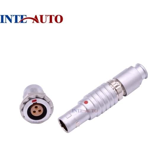 Metal circular push pull connector 1B TGG straight plug ZGG panel mount socket 2,3,4,5,6,7,8,10,14,16 Pin,Bend relief