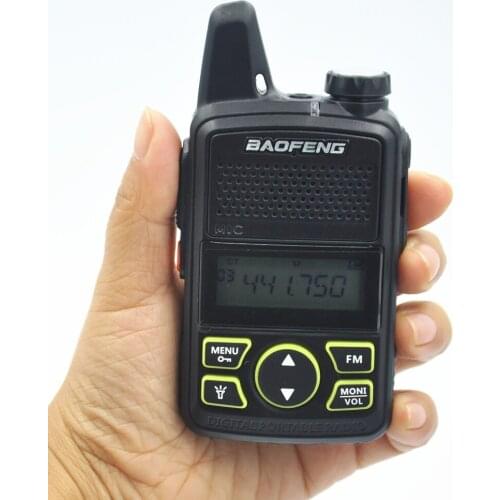 Mini BaoFeng UHF BF-T1 400-470MHZ New Design Portable Two way Radio/Walkie Talkie 0.5-1W Power Portable Transceiver for Travel
