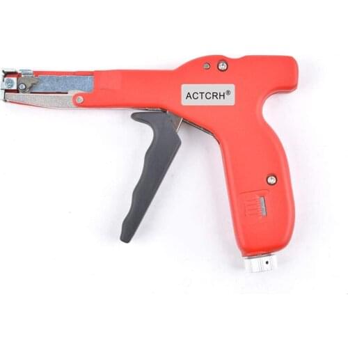 JRready ACT-CT11N Nylon Cable Tie Gun Multi-functional Fastening Cutting Tools Steel Adjustable Automatic Tape Break Hand Tools