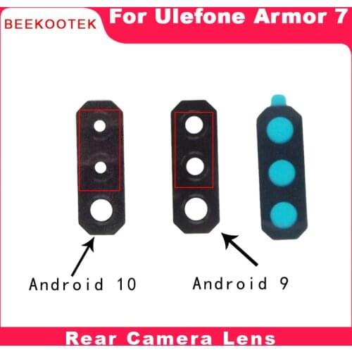 New Original For Ulefone Armor 7,Armor 7E Camera Lens Glass Cover + foam adhensive Sticker Replacement For Armor 7 Android 9/10