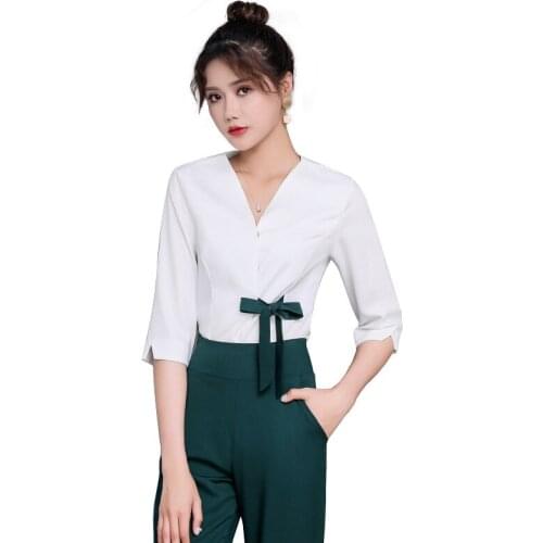 The New beauty uniforms Chinese style Beauty salon beautician uniform spa work clothes womens foot bath sauna clothing set