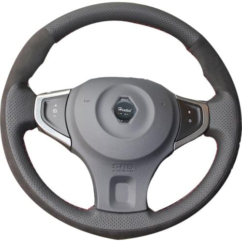 Braid on the Steering Wheel Cover for Renault Koleos 2009-2014 Samsung QM5 Tampa do volante do carro