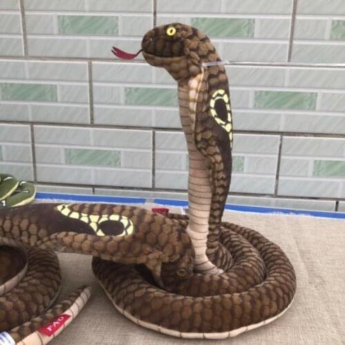 Original Snake Python Cobra Simulation Animal Stuff Animal Plush Toy Doll Children Birthday Gift