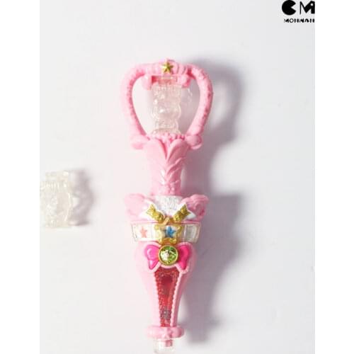 Bandai Genuine Gashapon Toys Pretty Cure Transfiguration Star Moon Stick Action Figure Model Ornament Girl Toys