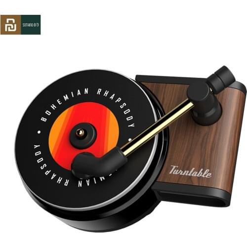 Original Youpin Sothing TITA Turntable Phonograph Car Fragrance Car Air Freshener with 3pcs Replace Aromatherapy Tablets
