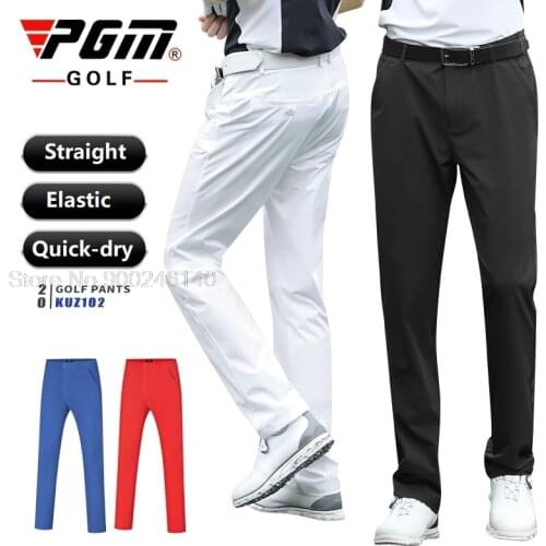 Pgm Golf Ball Pants Men Elastic Training Trousers Breathable Quick-Dry Sweatpants Straight Stretch Golf Pants Plus Size XXS-XXXL