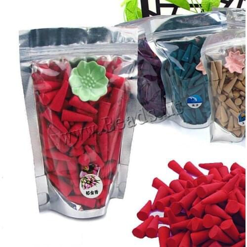 Approx 125pcs/Bag Mix Natural Incense Colorful Incense Smoke Aromatherapy Secnt Lavender Fragrance Triple Scent Incense Cones