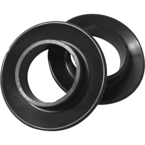 Durable 1 Pair Black Rubber Kayaking Paddle Drip Rings for Kayak and Canoe Paddles Water Sports Rowing Boats Accessory Marine