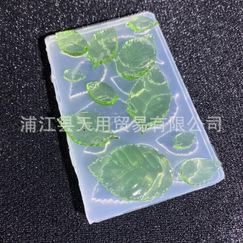 Rose Leaf Modeling Jewelry Flower Decoration Platform Accessories Silicone Mold 16733