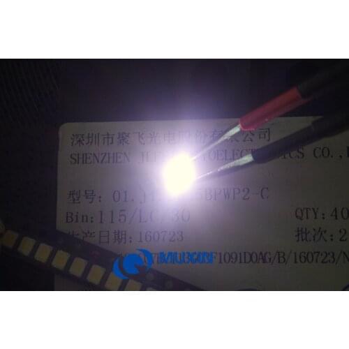 JUFEI LED 100pcs Backlight 1210 3528 2835 1W 3V 107LM Cool white LCD Backlight for TV TV Application 01.JT.2835BPWP2-C