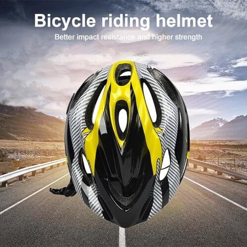 Unisex Bicycle Cycling Helmet Ultralight EPS+PC Cover MTB Road Bike Helmet Integrally-mold Cycling Helmet Cycling Safely Cap