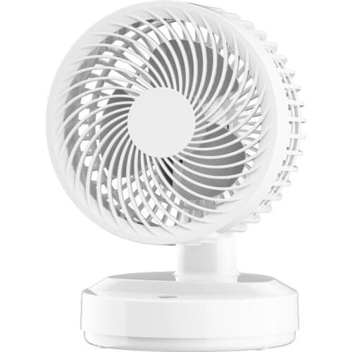 YenvK Mini Fan USB Rechargeable Fan 3 Stage Adjustment Desktop Silcent For Traveling