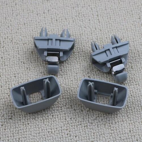 Gray Sun Visor Clip Interior Sun Visor Hook Clip Bracket For Audi A6 C6 C7 A7 A8 Passat Jetta Polo Fabia 4G0857562 4F0857562