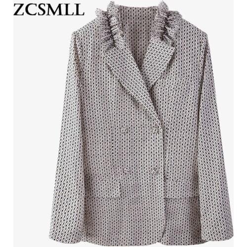 Женские двубортные пиджаки ZCSMLL China At AliExpress