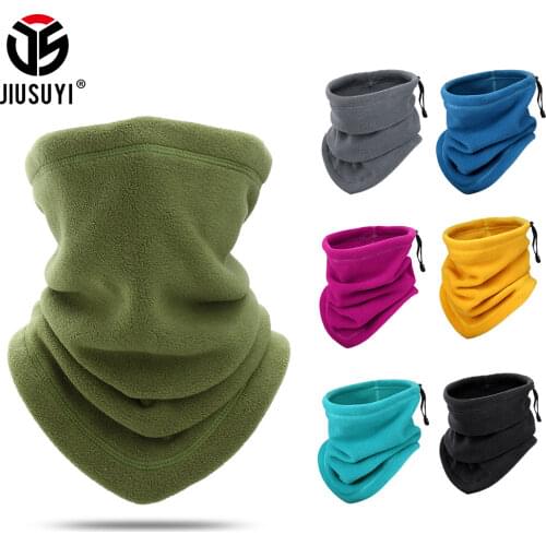 Winter Windproof Scarves Fleece Tube Bandana Scarf Mask Soft Half Face Cover SKi Snowboard Neck Warmer Gaiter Fashion Women Men