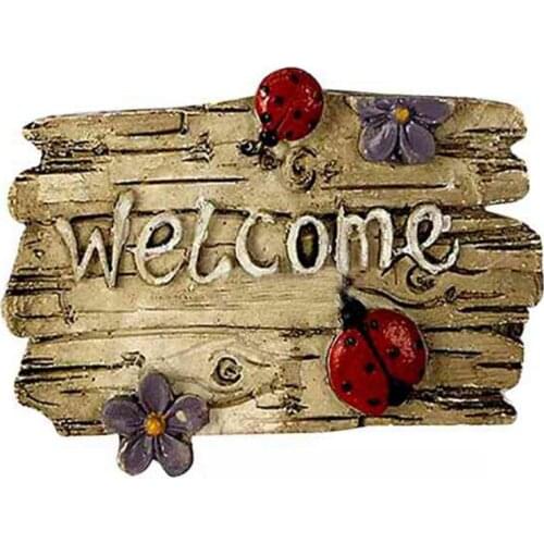 5d diy diamond painting Scenery Cross Stitch"Welcome"diamond embroidery Diamond Mosaic painting Arts Home decoration painting