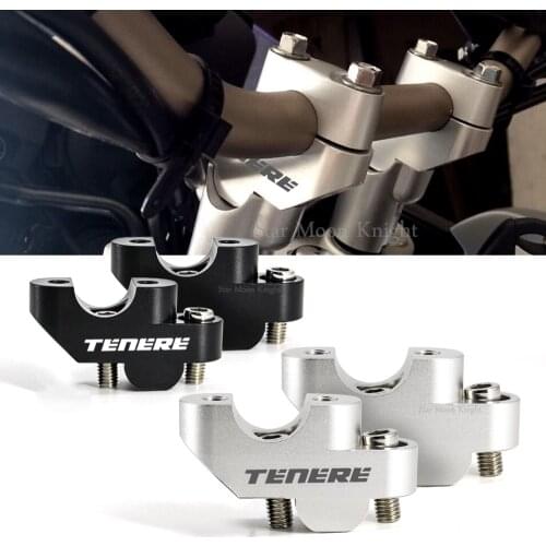 Motorcycle Accessories Handlebar Risers Clamp Mounting Mount Riser CNC Billet Aluminum For YAMAHA XT660Z Tenere XT 660 Z
