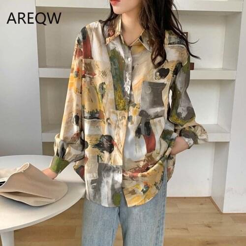 Женские рубашки с длинным рукавом AREQW China At AliExpress