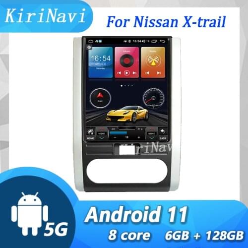 KiriNavi Vertical Screen Tesla Style 10.4" Android 9.0 Car Radio For Nissan X-trail Qashqai Car DVD Multimedia Player 2009-2013